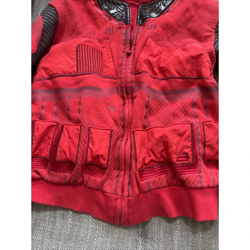 Disney Sith Trooper Zip-Up Hoodie Jacket Boys Star Wars Size 7/8 Preowned